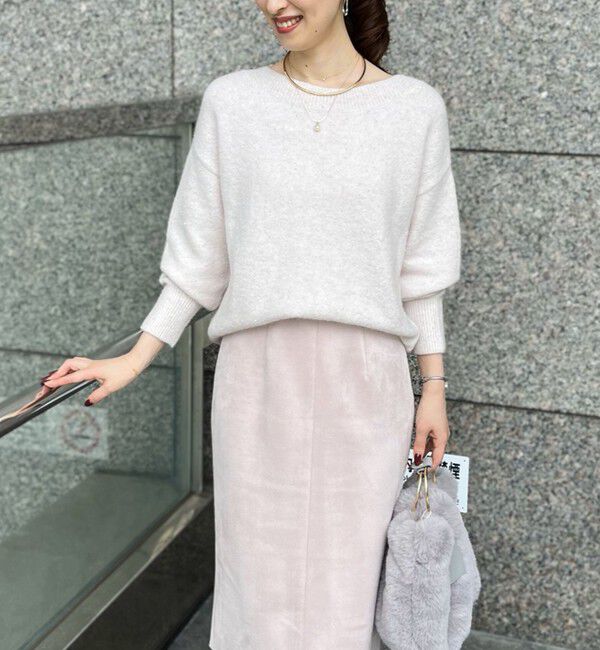 NOLLEY'S sophi「モヘヤラメスパンコール2WAYプルオーバーニット」|ニット・セーター|