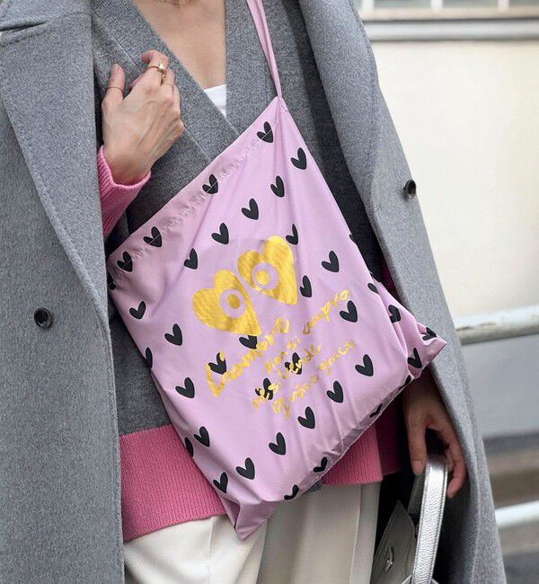 grace grace「【grace grace/グラスグラス】ハートアイサブバッグ」|エコバッグ|