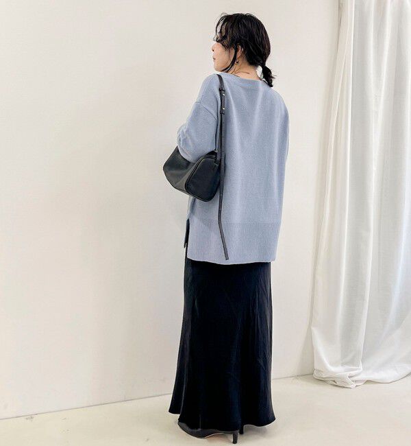 NOLLEY'S「ウォッシャブルフィブリルサテンバイヤススカート」|フレア|