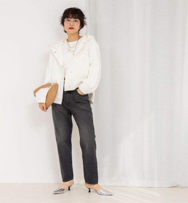 NOLLEY'S「【追加】ウォッシャブルエアボールフードブルゾン」|ブルゾン・スタジャン|