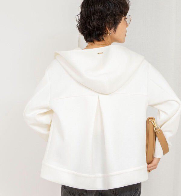 NOLLEY'S「【追加】ウォッシャブルエアボールフードブルゾン」|ブルゾン・スタジャン|