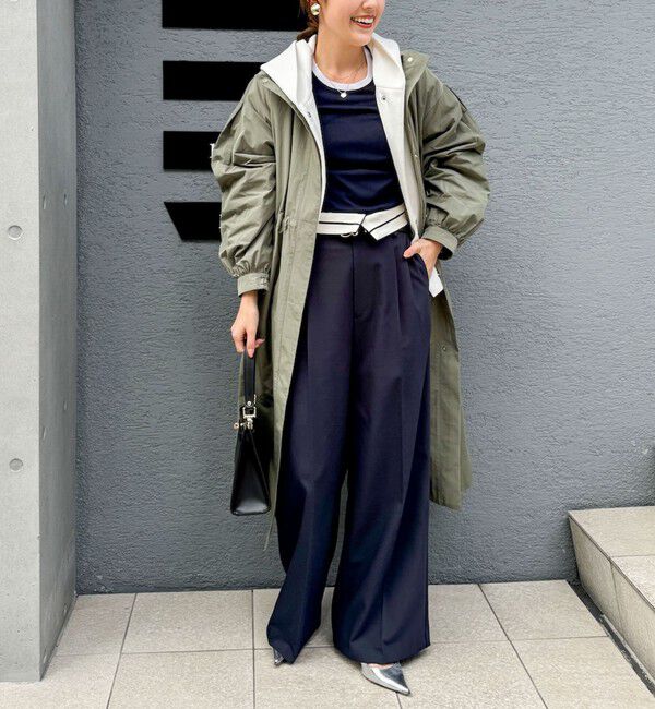 NOLLEY'S「【追加】ウォッシャブルエアボールフードブルゾン」|ブルゾン・スタジャン|