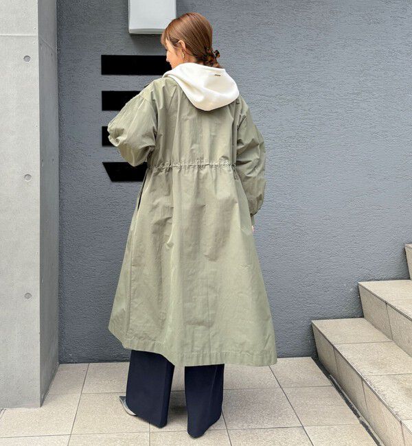 NOLLEY'S「【追加】ウォッシャブルエアボールフードブルゾン」|ブルゾン・スタジャン|