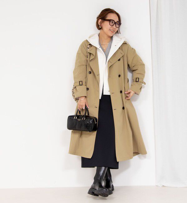 NOLLEY'S「【追加】ウォッシャブルエアボールフードブルゾン」|ブルゾン・スタジャン|