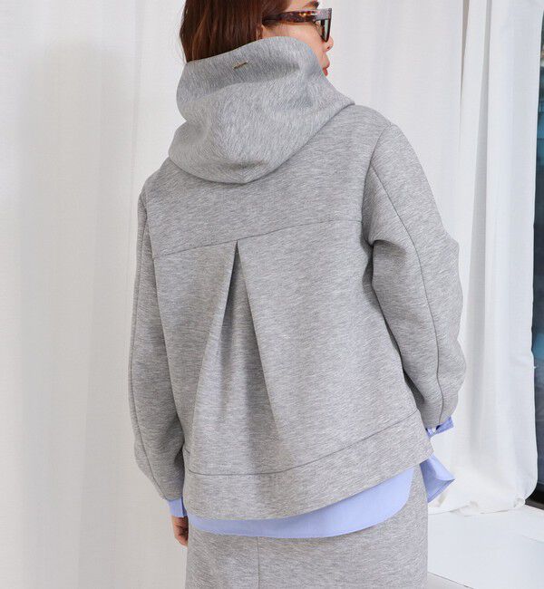 NOLLEY'S「【追加】ウォッシャブルエアボールフードブルゾン」|ブルゾン・スタジャン|