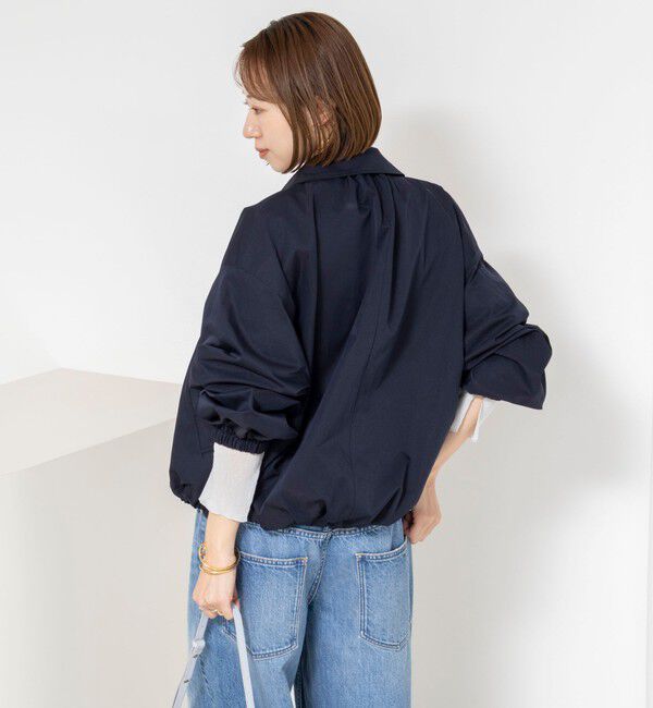 NOLLEY'S sophi「ウォッシャブルツイルライトジップアップブルゾン」|ブルゾン・スタジャン|