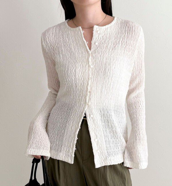 fredy emue「シャーリングカットブラウス」|Tシャツ・カットソー|