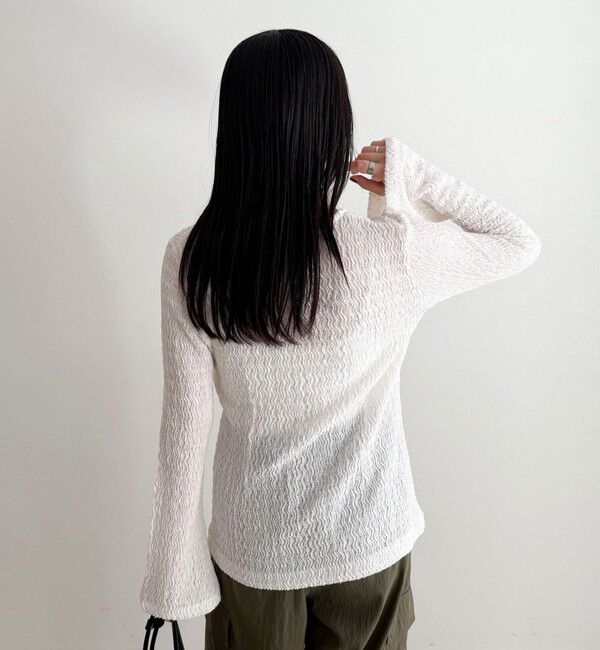 fredy emue「シャーリングカットブラウス」|Tシャツ・カットソー|