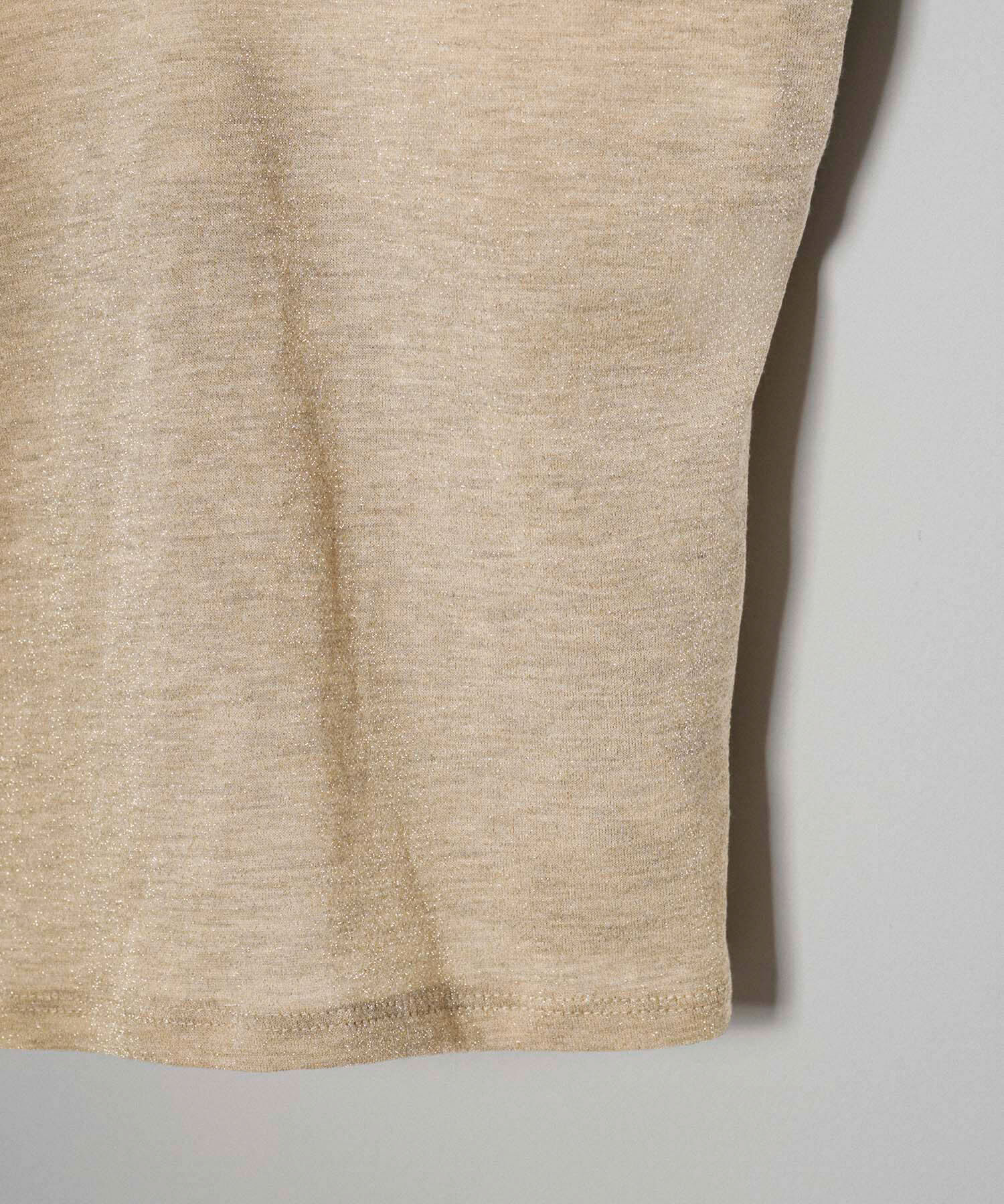 SALON adam et rope'「スパークルラメカップ付きVネックキャミ」|キャミソール|