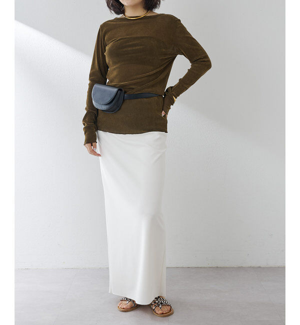  「フロッキーバックシャンカットソー」|Tシャツ・カットソー|