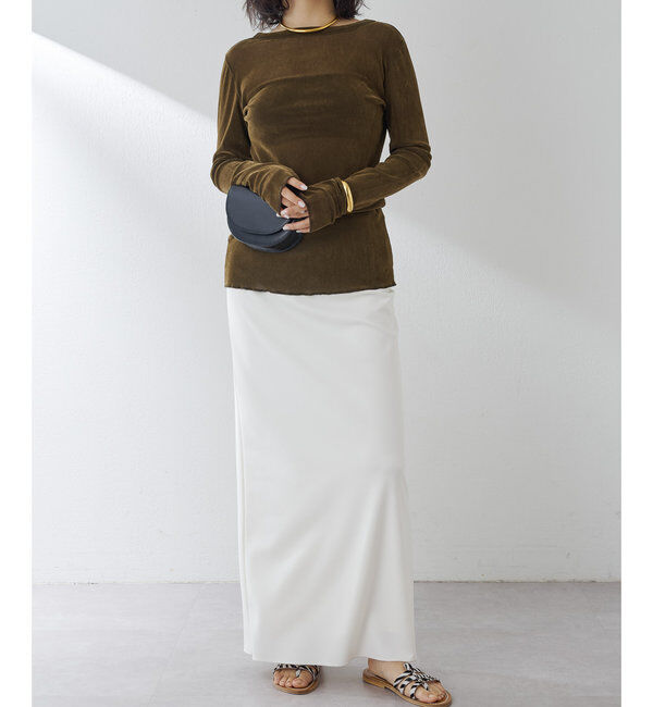  「フロッキーバックシャンカットソー」|Tシャツ・カットソー|