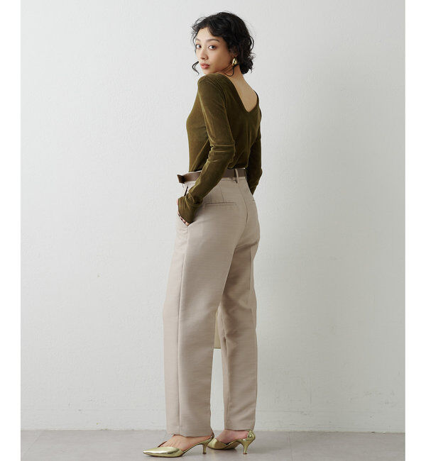  「フロッキーバックシャンカットソー」|Tシャツ・カットソー|