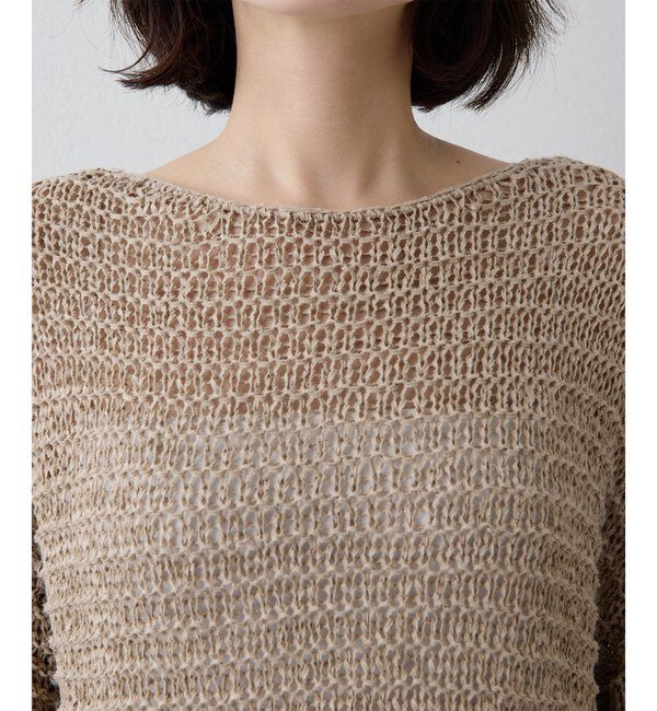  「スエードライクローゲージニット」|ニット・セーター|