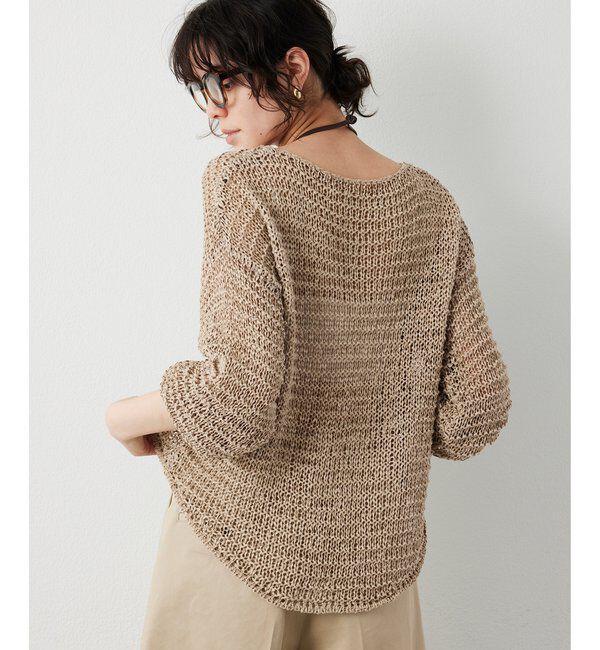  「スエードライクローゲージニット」|ニット・セーター|