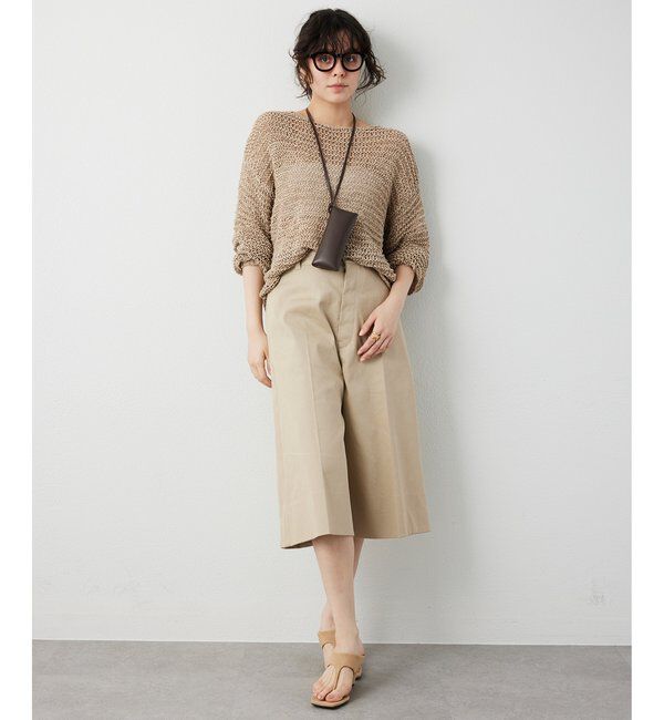  「スエードライクローゲージニット」|ニット・セーター|