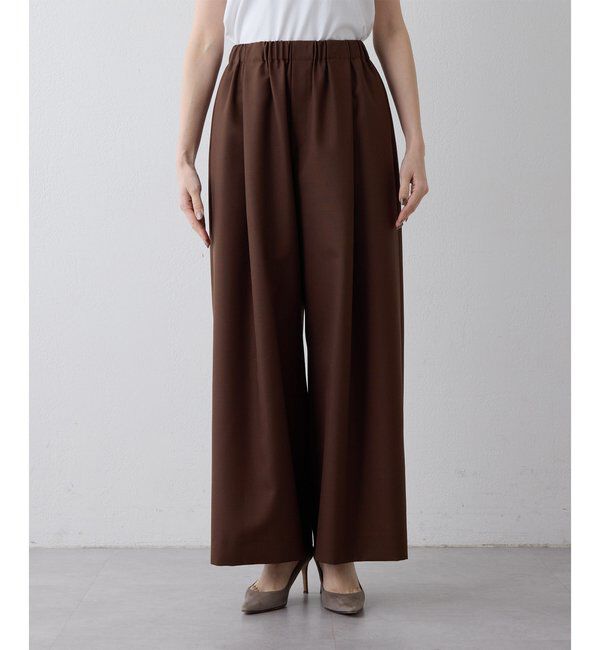  「平織りイージーパンツ」|チノ|