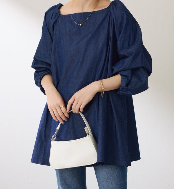  「２WAYスクエアチュニック」|シャツ・ブラウス|