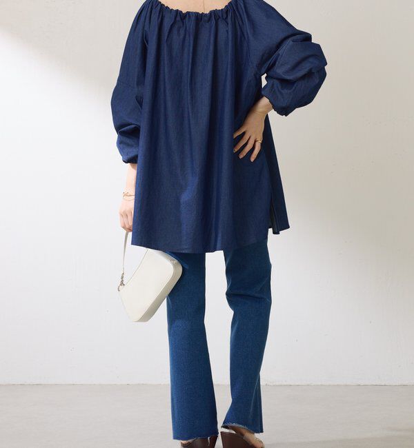  「２WAYスクエアチュニック」|シャツ・ブラウス|