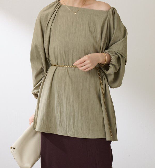  「２WAYスクエアチュニック」|シャツ・ブラウス|