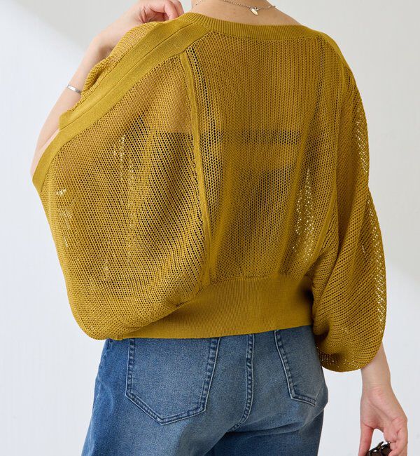  「2WAYドルマンニットカーディガン」|ニット・セーター|