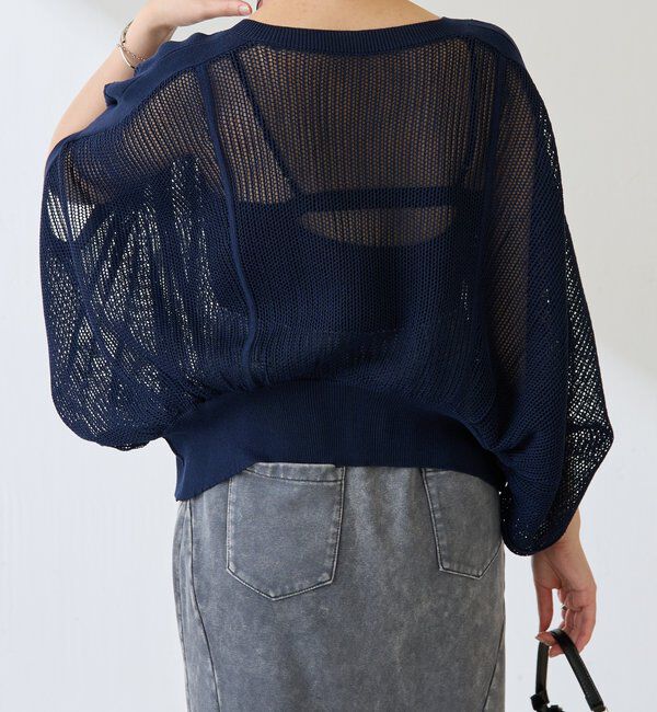  「2WAYドルマンニットカーディガン」|ニット・セーター|