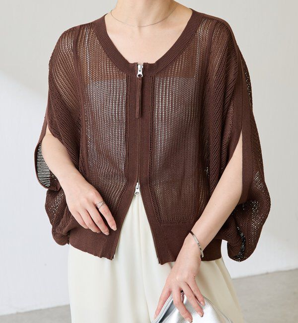  「2WAYドルマンニットカーディガン」|ニット・セーター|