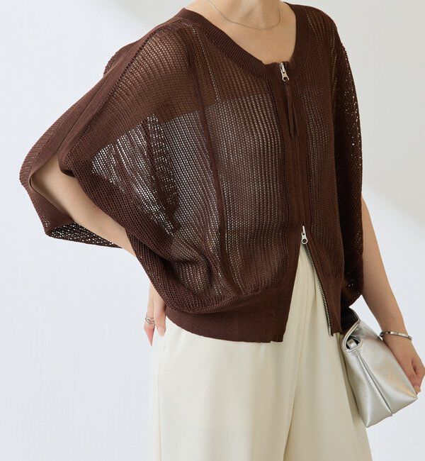  「2WAYドルマンニットカーディガン」|ニット・セーター|