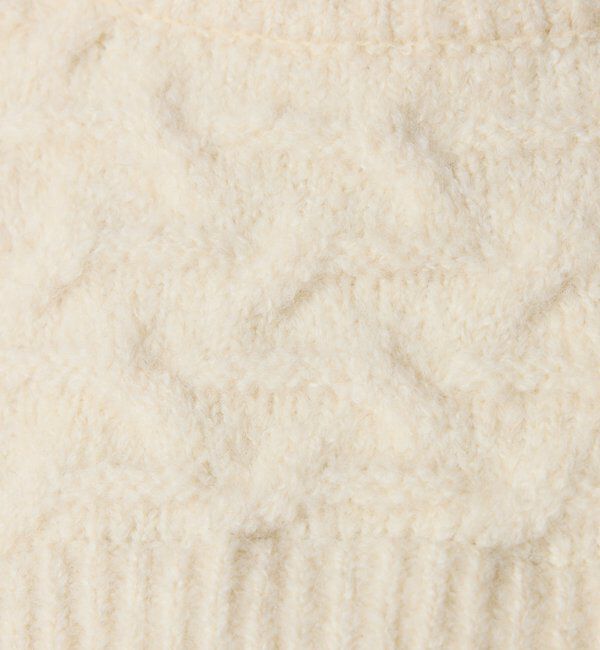  「編み柄ドッキングニット」|ニット・セーター|