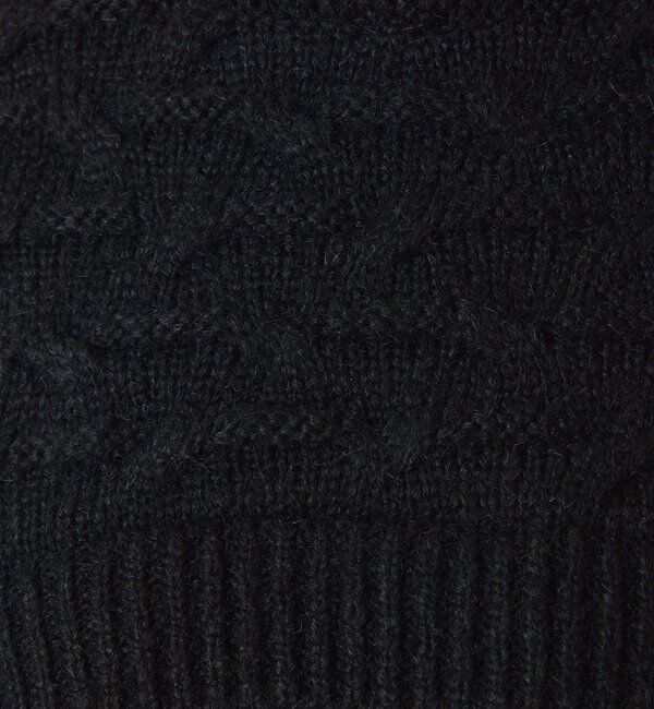  「編み柄ドッキングニット」|ニット・セーター|