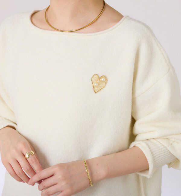  「【PAPILLONNER/パピヨネ】ハートピンブローチ」|リング|