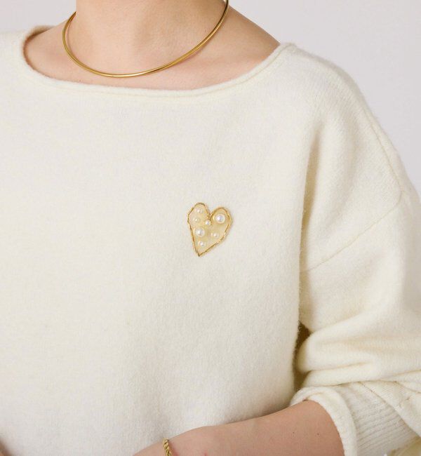  「【PAPILLONNER/パピヨネ】ハートピンブローチ」|リング|