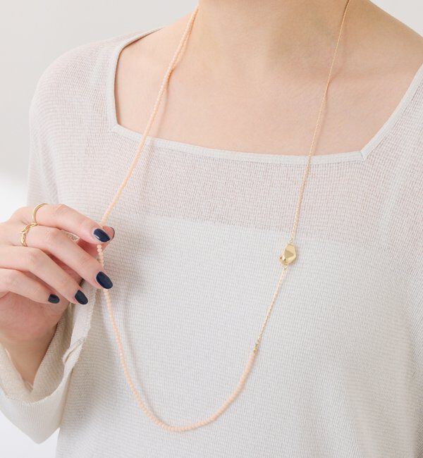  「【PAPILLONNER/パピヨネ】ビーズ2WAYネックレス」|リング|