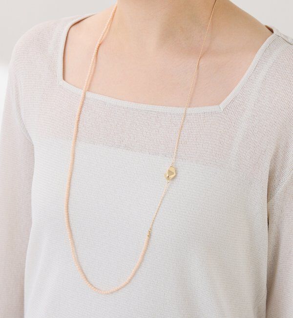  「【PAPILLONNER/パピヨネ】ビーズ2WAYネックレス」|リング|