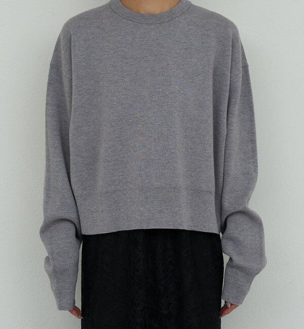 「スウェットライククルーニット」|Tシャツ・カットソー|