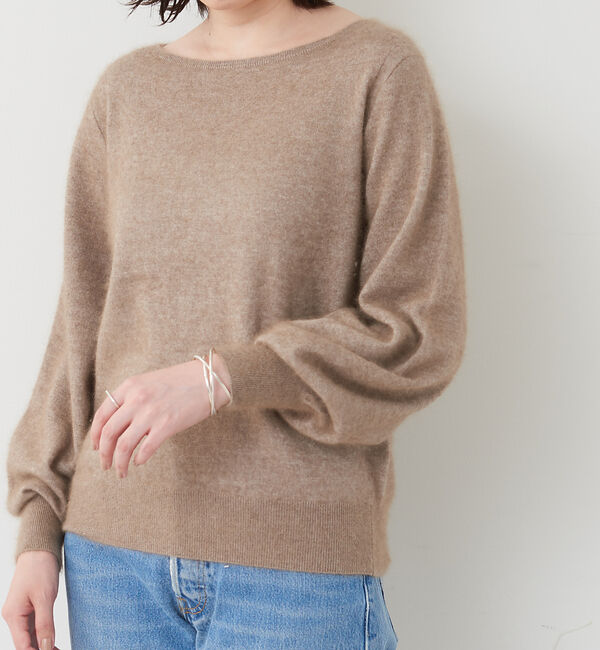 collex「ラクーンシルクニットプルオーバー」|ニット・セーター|