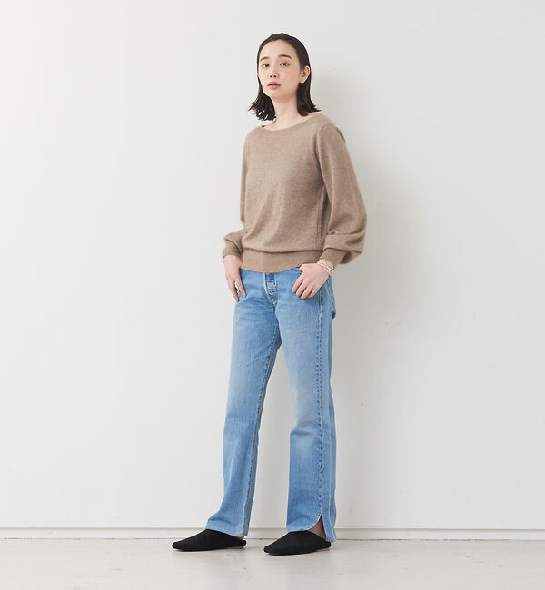 collex「ラクーンシルクニットプルオーバー」|ニット・セーター|