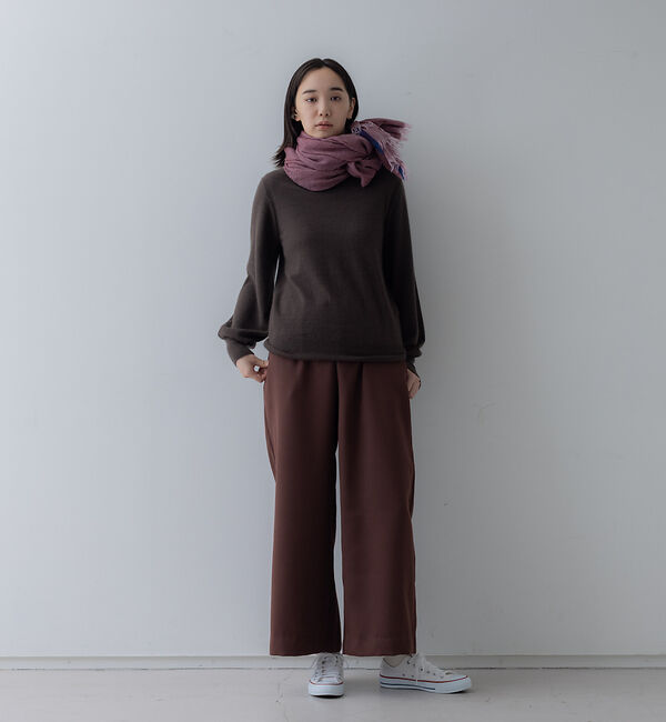 collex「ラクーンシルクニットプルオーバー」|ニット・セーター|