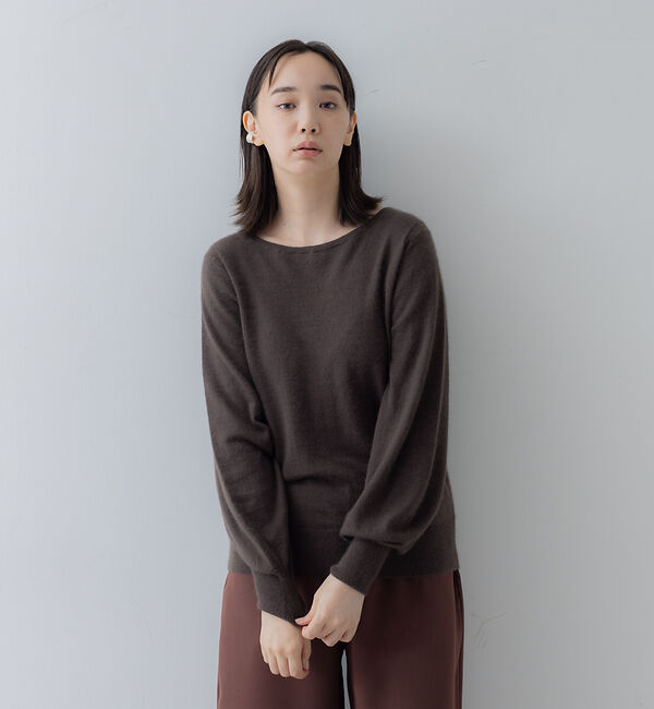 collex「ラクーンシルクニットプルオーバー」|ニット・セーター|