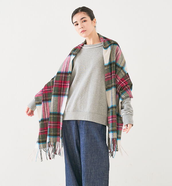 collex「ウールチェックマフラー」|マフラー|