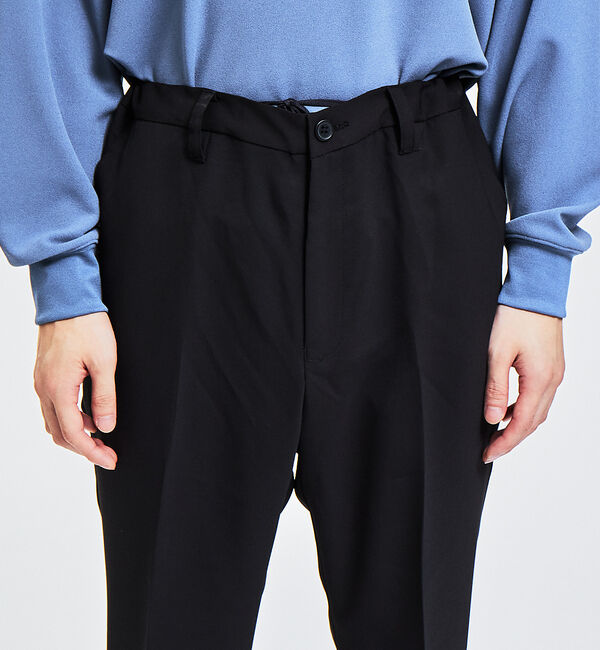 ABAHOUSE「【AH ABAHOUSE】トロミ生地 フレアスラックス」|その他|