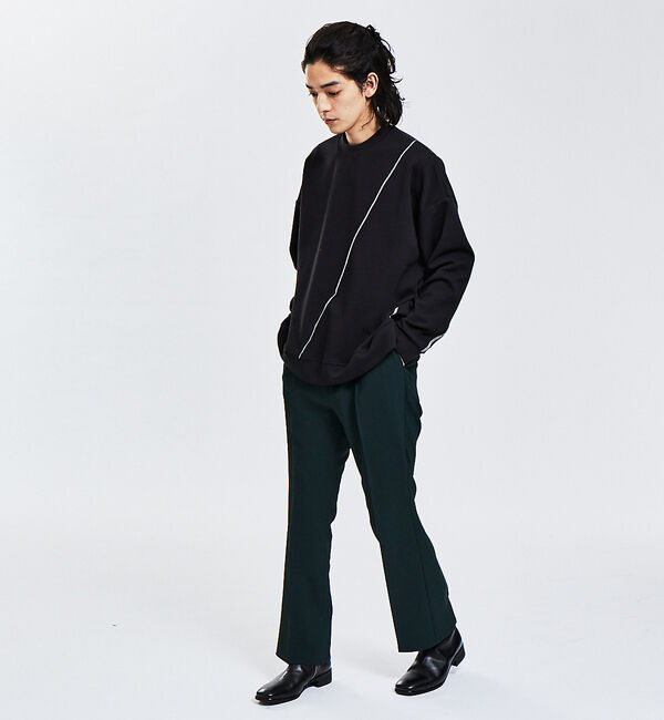 ABAHOUSE「【AH ABAHOUSE】トロミ生地 フレアスラックス」|その他|