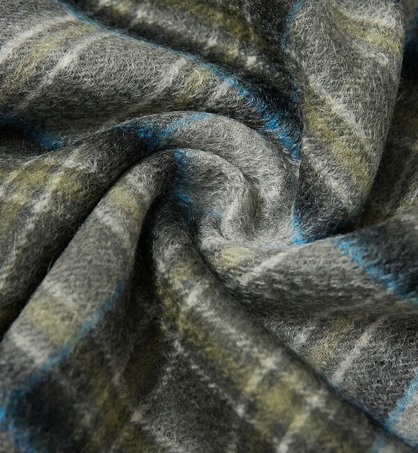 ABAHOUSE「【カシミヤ100％】チェック柄 マフラー 60&times;180」|マフラー|