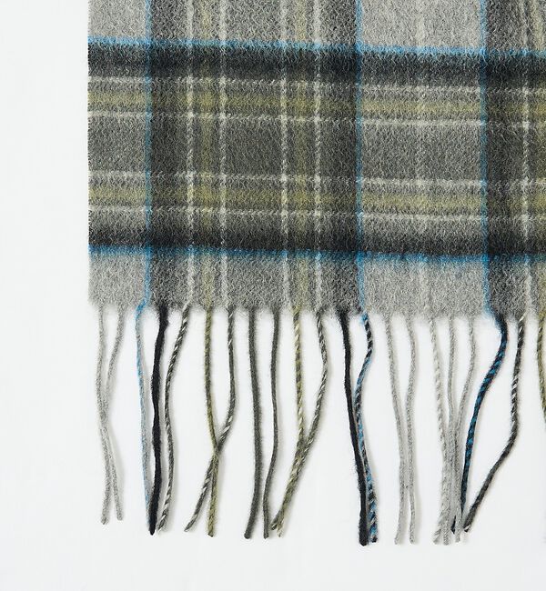 ABAHOUSE「【カシミヤ100％】チェック柄 マフラー 60&times;180」|マフラー|