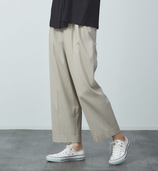 Rouge vif「ラチネタックパンツ」|その他|ベージュ