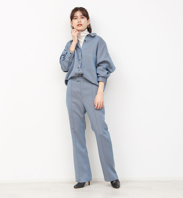 Rouge vif「【東原妙子さんコラボ】ツイルソフトフレアパンツ」|その他|