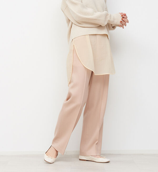 Rouge vif「フレアークロップドパンツ」|その他|ピンク