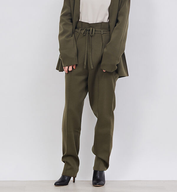 Rouge vif「【CURRENTAGE】ニットパンツ」|その他|カーキ