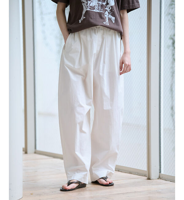 Rouge vif「【MICA&DEAL /マイカアンドディール】コットンイージーパンツ【WEB限定」|その他|オフホワイト