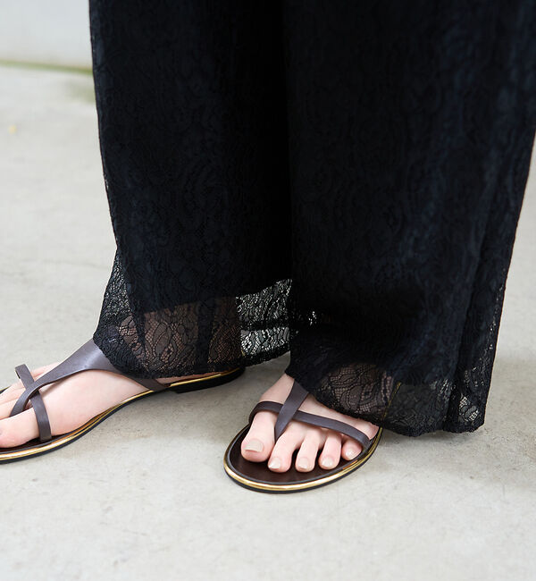 Rouge vif「レースストレートパンツ」|その他|