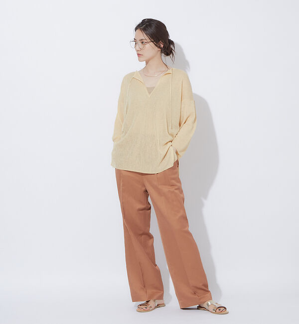 qualite「【セットアップ対応】ブライトリネンパンツ」|その他|